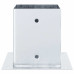 Baze Stâlp Pătrate 12 Buc Argintiu 101X101 Mm Oțel Galvanizat