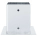 Baze Stâlp Pătrate 12 Buc Argintiu 121X121 Mm Oțel Galvanizat
