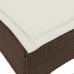 Scaune De Grădină Cu Perne 2 Buc Maro 55X55X36 Cm Poly Ratan