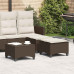 Scaune De Grădină Cu Perne 2 Buc Maro 55X55X36 Cm Poly Ratan