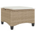 Scaune De Grădină Cu Perne 2 Buc Bej 55X55X36 Cm Poly Ratan