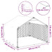 Canisa De Exterior Cu Capac 2X2X1,5 M Otel Galvanizat
