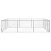 Canisa De Exterior Pentru Caini Cu Usa 3X4X1 M Otel Galvanizat