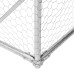 Canisa De Exterior Pentru Caini Cu Usa 3X4X1 M Otel Galvanizat