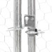 Canisa De Exterior Pentru Caini Cu Usa 3X4X1 M Otel Galvanizat