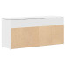 Bancă De Pantofi, Alb, 102X30,5X45 Cm, Lemn Prelucrat