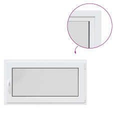 Fereastră De Subsol Risor 110X50 Cm Pt&Turn Din Dreapta Alb