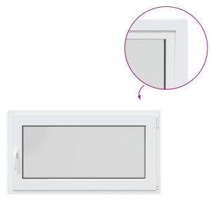Fereastră De Subsol Risor 110X50 Cm Pt&Turn Din Dreapta Alb