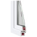 Fereastră De Subsol Risor 110X50 Cm Pt&Turn Din Dreapta Alb