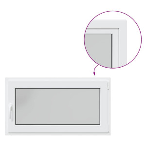Fereastră De Subsol Risor 110X50 Cm Pt&Turn Din Dreapta Alb