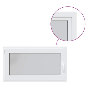 Fereastra De Subsol Risor 110X50 Cm Pt&Turn Din Stânga Alb