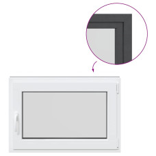 Fereastră De Subsol 60X90 Cm Pt&Turn Din Dreapta Antracit