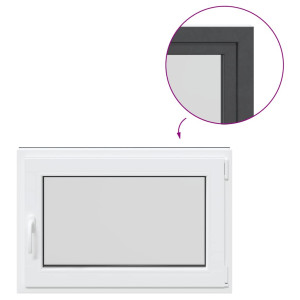 Fereastră De Subsol 60X90 Cm Pt&Turn Din Dreapta Antracit