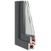 Fereastra De Subsol 90X60 Cm Rabatabil Din Dreapta Antracit