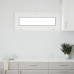 Fereastră De Subsol Risor 100X40 Cm Înclinat 2 Geamuri Antracit