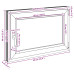 Fereastra De Subsol 90X60 Cm Rabatabil Din Dreapta Antracit