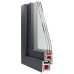 Fereastra De Subsol 90X60 Cm Rabatabil Din Dreapta Antracit