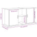 Suport Acvariu Stejar Negru 121X41X58 Cm Lemn Prelucrat