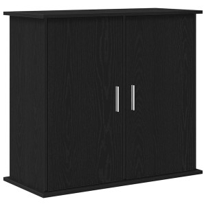 Suport Acvariu Stejar Negru 81X36X73 Cm Lemn Prelucrat