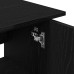 Suport Acvariu Stejar Negru 101X41X58 Cm Lemn Prelucrat