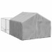 Canisa De Exterior Cu Alergare 4X2X1,5 M Otel Galvanizat