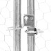 Canisa De Exterior Cu Alergare 4X2X1,5 M Otel Galvanizat