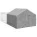 Canisa De Exterior Cu Alergare 5X2X1,5 M Otel Galvanizat