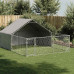Canisa De Exterior Cu Alergare 4X3X1,9 M Otel Galvanizat