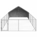 Canisa De Exterior Cu Alergare 7X3X1,9 M Otel Galvanizat