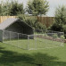 Canisa De Exterior Cu Alergare 7X3X1,9 M Otel Galvanizat