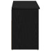 Bancă De Pantofi Stejar Negru 102X30,5X45 Cm Lemn Prelucrat