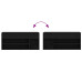 Bancă De Pantofi Stejar Negru 102X30,5X45 Cm Lemn Prelucrat