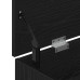 Bancă De Pantofi Stejar Negru 102X30,5X45 Cm Lemn Prelucrat