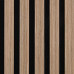 Panouri Acustice De Perete 2 Buc Șipci 60,5X60 Cm Furnir Stejar