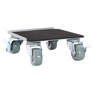 Role Pentru Mobilă, 4 Buc., Cu Dispozitiv De Ridicare, 13,5X13,5X6 Cm, Oțel, 1300 Kg