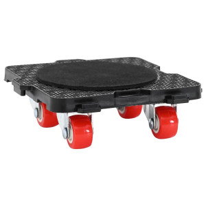 Role Pentru Mobilă, 4 Buc., Cu Dispozitiv De Ridicare, Negre, 13,5X13,5X4,2 Cm, 300 Kg