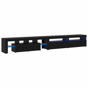 Căsuțe Pentru Tv 3 Pcs Stejar Negru 290 X 36.5 X 40 Cm