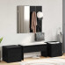 Set Mobilier Hol Cu Sertar 6 Pcs Stejar Negru 80 X 31 X 40 Cm