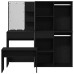 Set De Dressing 2 Pcs Negru 140 X 40 X 140 Cm Lemn Compozit