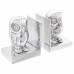 Suporturi Pentru Cărți 2 Pcs Argintiu 7 X 9 X 11 Cm Aluminiu