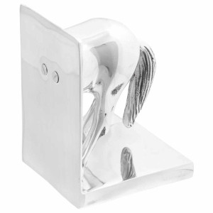 Suporturi Pentru Cărți 2 Pcs Argintiu 11 X 14 X 25 Cm Aluminiu