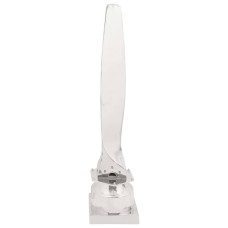 Sculptură Argintiu 26 X 26 X 110 Cm Aluminiu