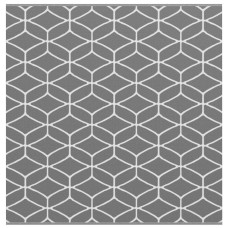 Covor De Exterior Arakil Gri Și Alb 250 X 250 Cm Pp Covor De Exterior Arakil Gri Și Alb 250 X 250 Cm Pp