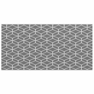 Covor De Exterior Arakil Gri Și Alb 250 X 500 Cm Pp