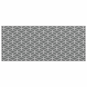 Covor De Exterior Arakil Gri Și Alb 250 X 600 Cm Pp