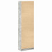 Dulap Cu Raft Cu Ușă Gri Beton 55 X 25 X 189 Cm Lemn Compozit