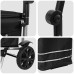 Carucior De Cumpărături Manual Negru 36.5 X 46.5 X 100.5 Cm