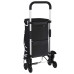 Carucior De Cumpărături Negru 47 X 39 X 100.5 Cm Tafeta Oxford
