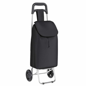 Carucior De Cumpărături Negru 35 X 28 X 92 Cm Tafeta Oxford