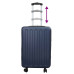 Valiză Cu Blocare Albastru Închis 43 X 27 X 66 Cm Plastic Abs